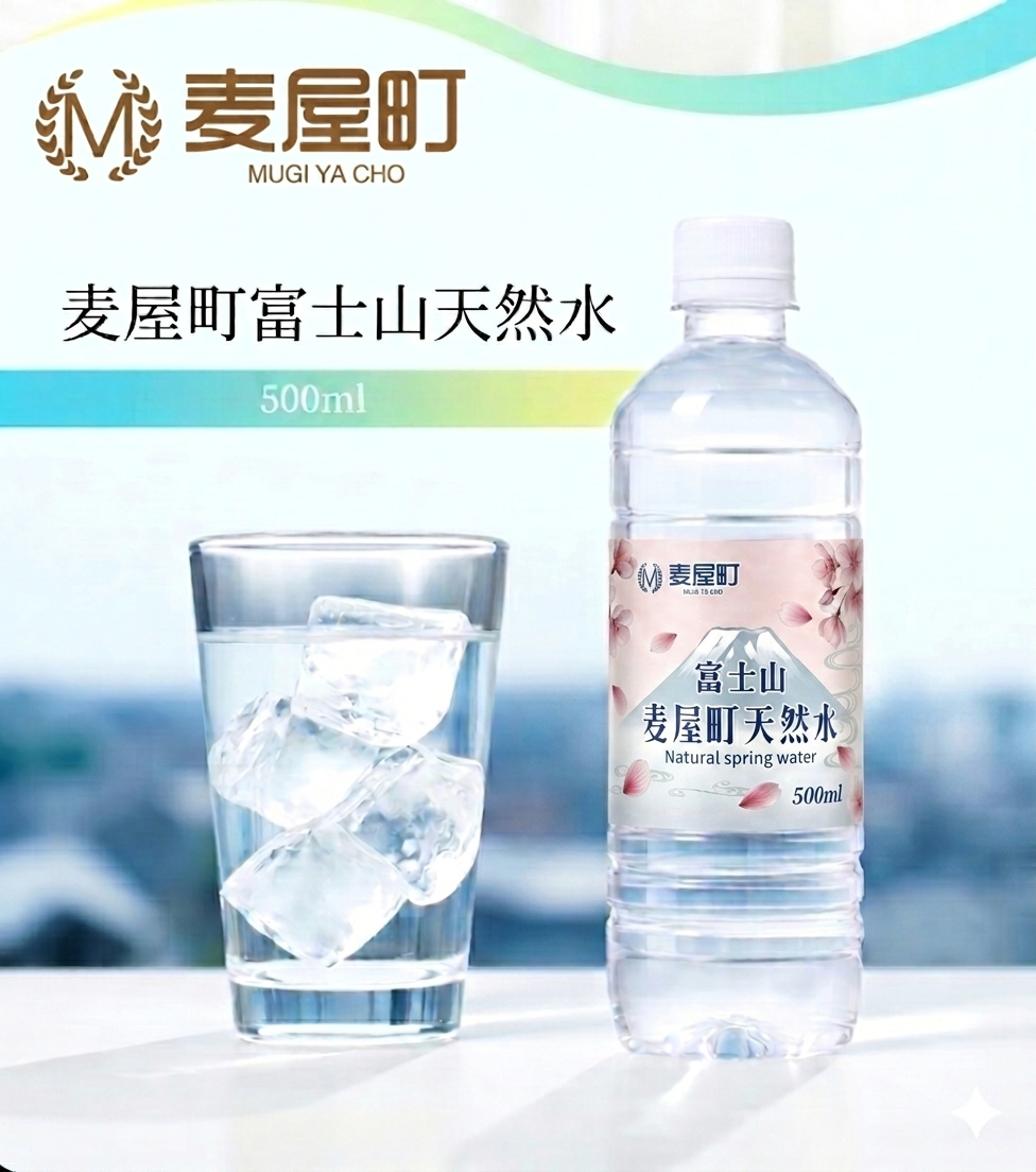 富士山天然水500ml海报2
